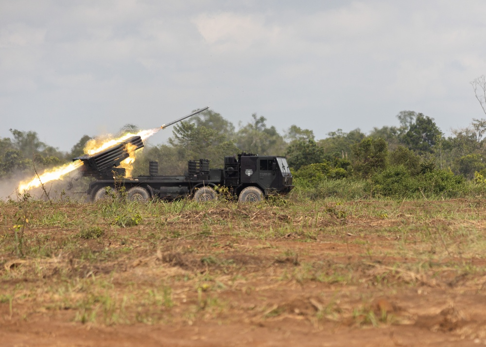 Super Garuda Shield 25 HIMARS live-fire