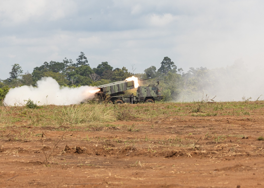 Super Garuda Shield 25 HIMARS live-fire