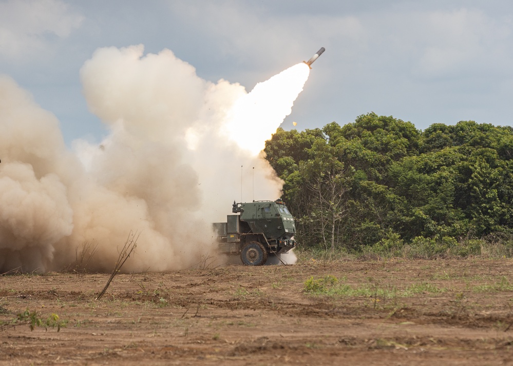 Super Garuda Shield 25 HIMARS live-fire
