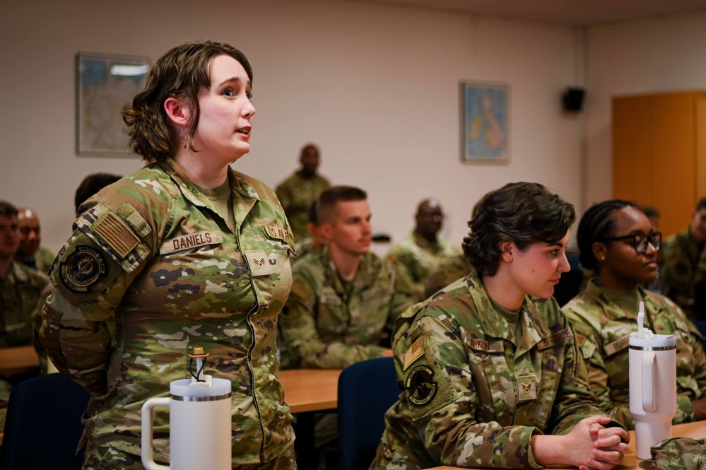 Spangdahlem Airmen welcome Chief Kwiatowski