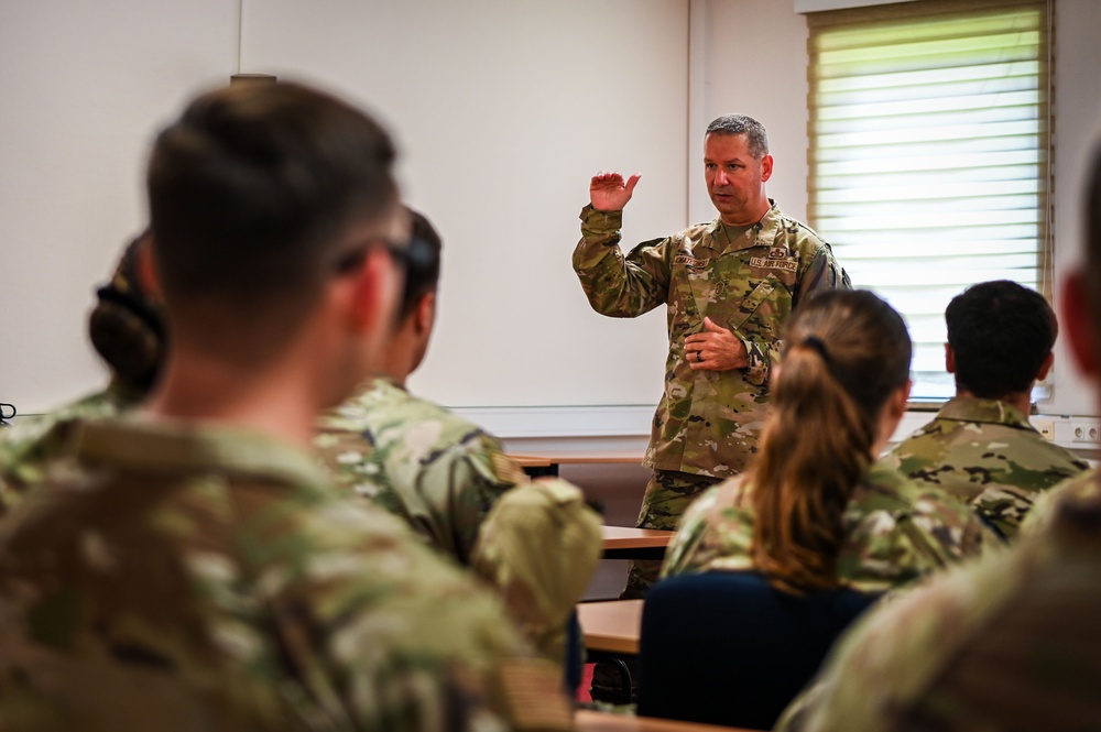 Spangdahlem Airmen welcome Chief Kwiatowski