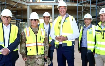 Minister President of Rhineland-Pfalz visits ROBMC construction site