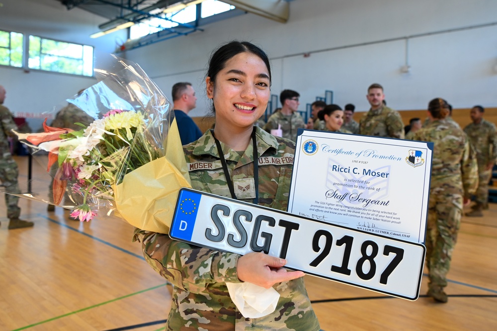 Spangdahlem Airmen Celebrate Staff Sgt. selects