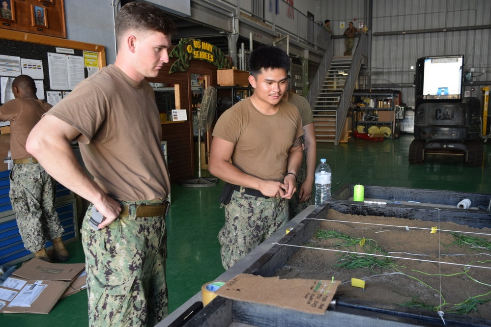 NMCB 4 Seabees Build Terrain Model