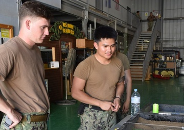 NMCB 4 Seabees Build Terrain Model