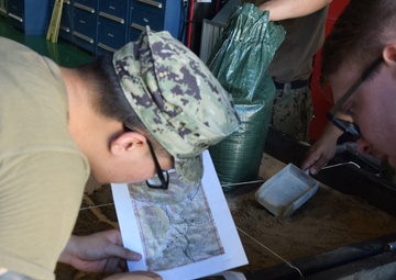 NMCB 4 Seabees Build Terrain Model