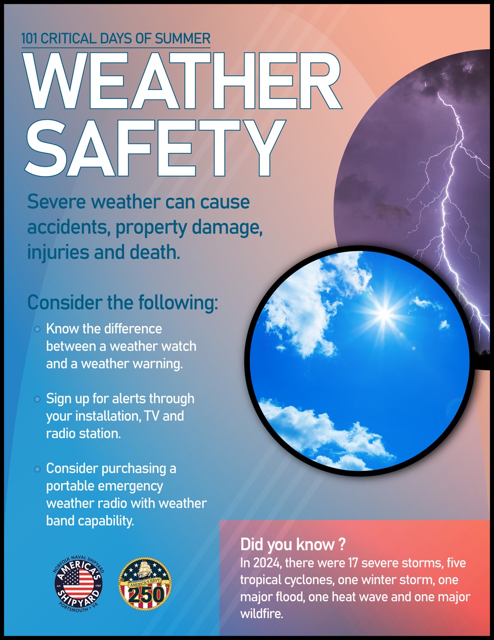 NNSY Safety Corner: Weather Safety