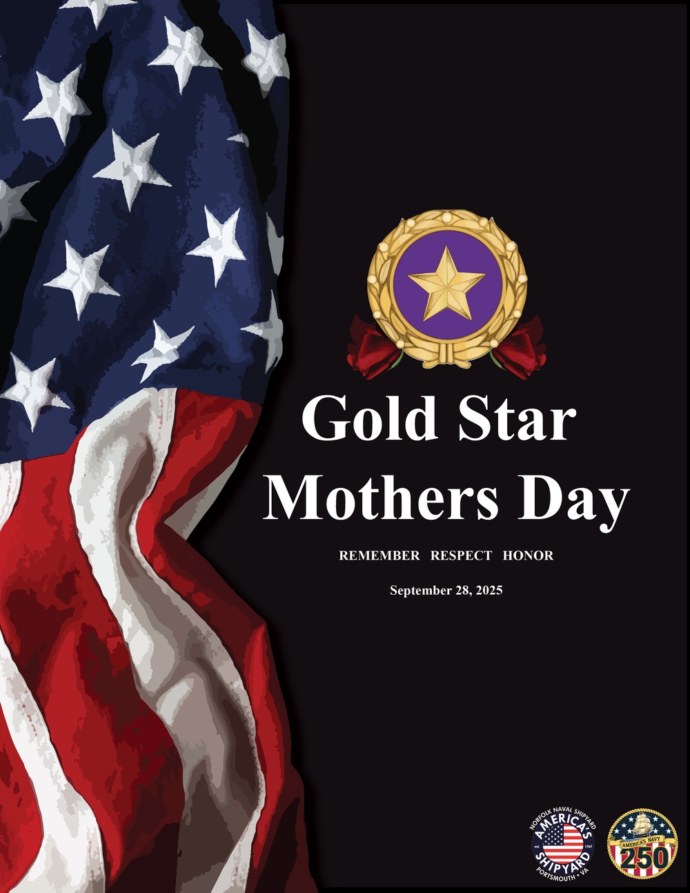 Norfolk Naval Shipyard Honors Gold Star Mothers Day