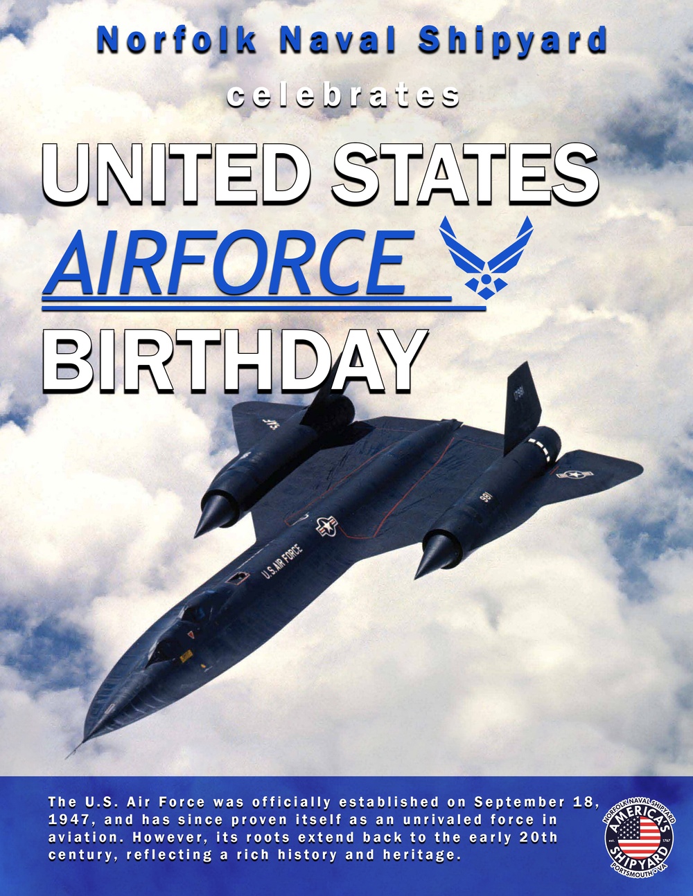 Norfolk Naval Shipyard Celebrates U.S. Air Force Birthday