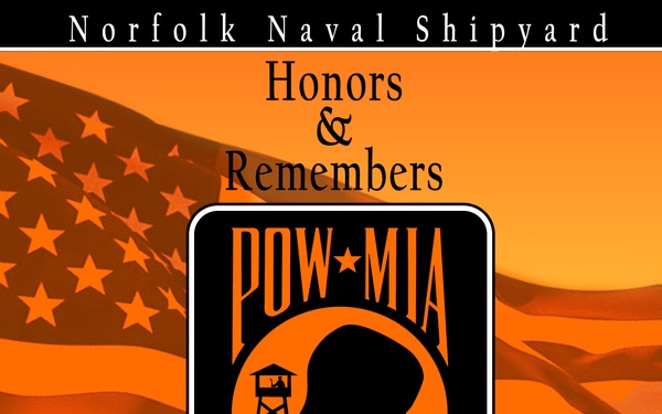 Norfolk Naval Shipyard Honors POW/MIA Remembrance Day