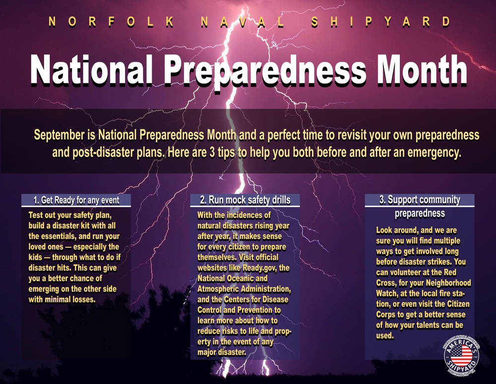 NNSY Honors National Preparedness Month