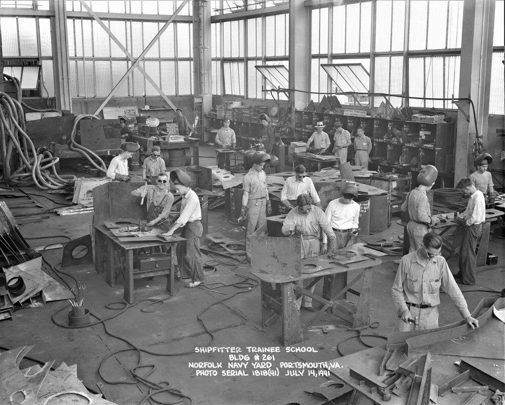Our Yard History: Norfolk’s Workforce and Facilities, 80 Years Ago