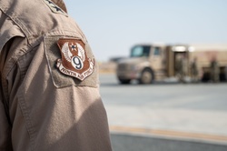 Maj. Gen. Shoemaker visits the 386th AEW [Image 1 of 13]