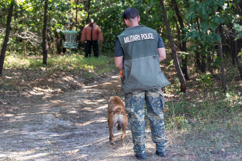 Military Police Canine Training