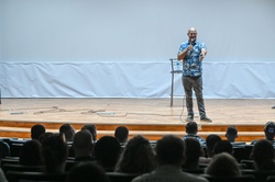 AFE Presents: Operation Laughter comedians tour with 386th AEW [Image 1 of 11]