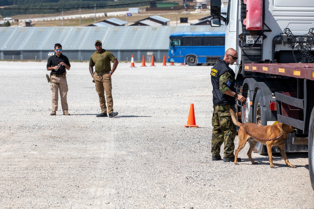 Military Police Canine Training