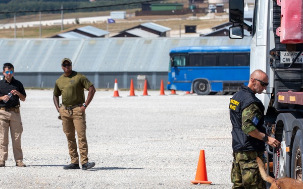 Military Police Canine Training