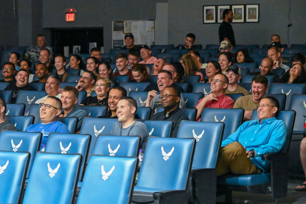 AFE Presents: Operation Laughter comedians tour with 386th AEW