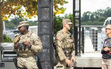 National Guard Patrols Wharf To Maintain Safety