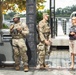 National Guard Patrols Wharf To Maintain Safety