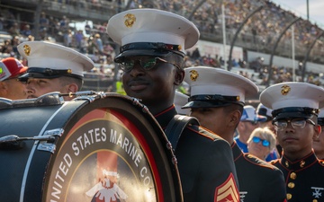 Parris Island Band performs at 2025 Southern Cookout 500