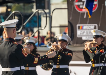 Parris Island Band performs at 2025 Southern Cookout 500