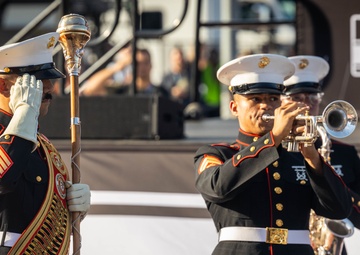 Parris Island Band performs at 2025 Southern Cookout 500