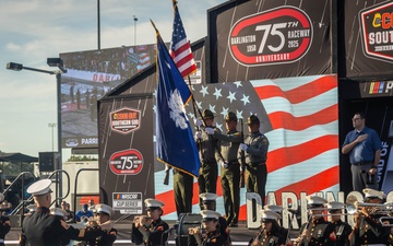 Parris Island Band performs at 2025 Southern Cookout 500