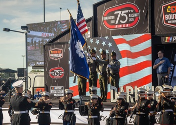 Parris Island Band performs at 2025 Southern Cookout 500