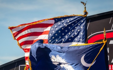 Parris Island Band performs at 2025 Southern Cookout 500