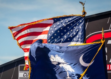 Parris Island Band performs at 2025 Southern Cookout 500