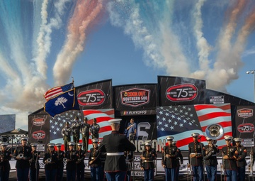 Parris Island Band performs at 2025 Southern Cookout 500