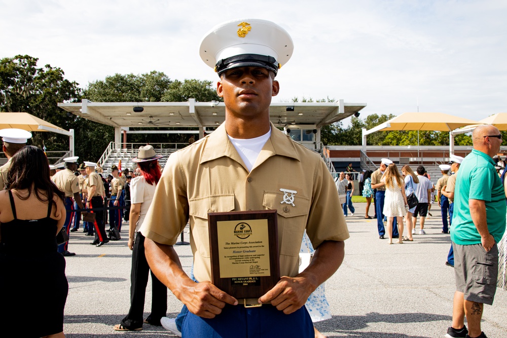 Lima Company Honor Graduate Platoon 3064