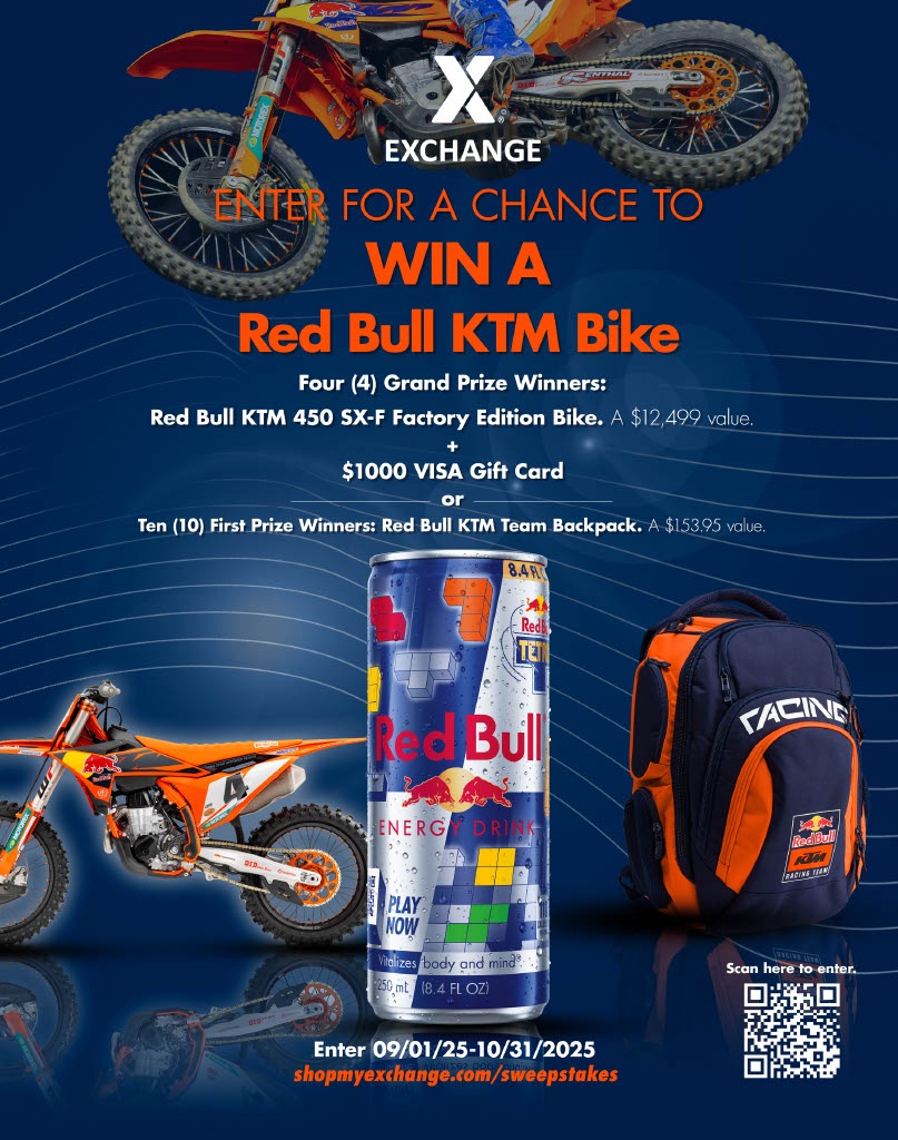 Army &amp; Air Force Exchange Service, Red Bull Giving Away $50,000 in Prizes