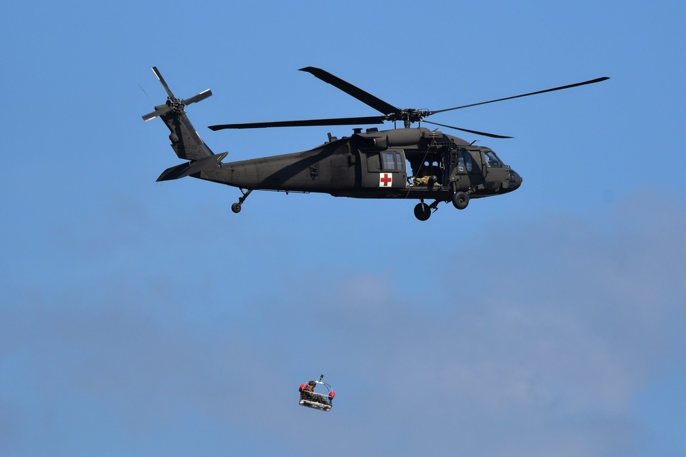 Wisconsin National Guard aviators participate in search and rescue exercise