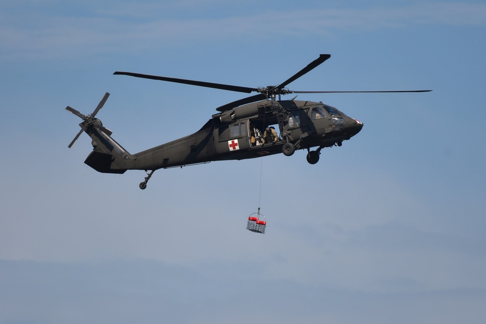 Wisconsin National Guard aviators participate in search and rescue exercise
