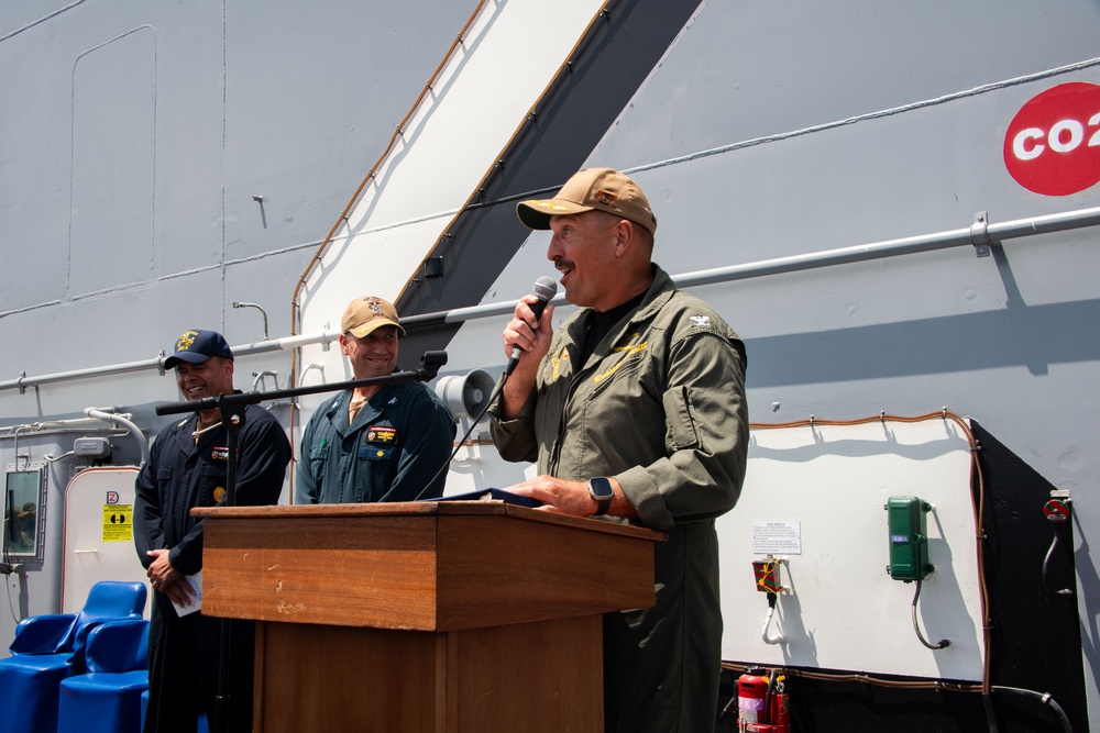 USS Essex commanding officer's all-hands call