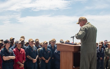 USS Essex commanding officer's all-hands call