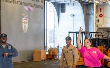 Cornhole tournament hosted by MWR