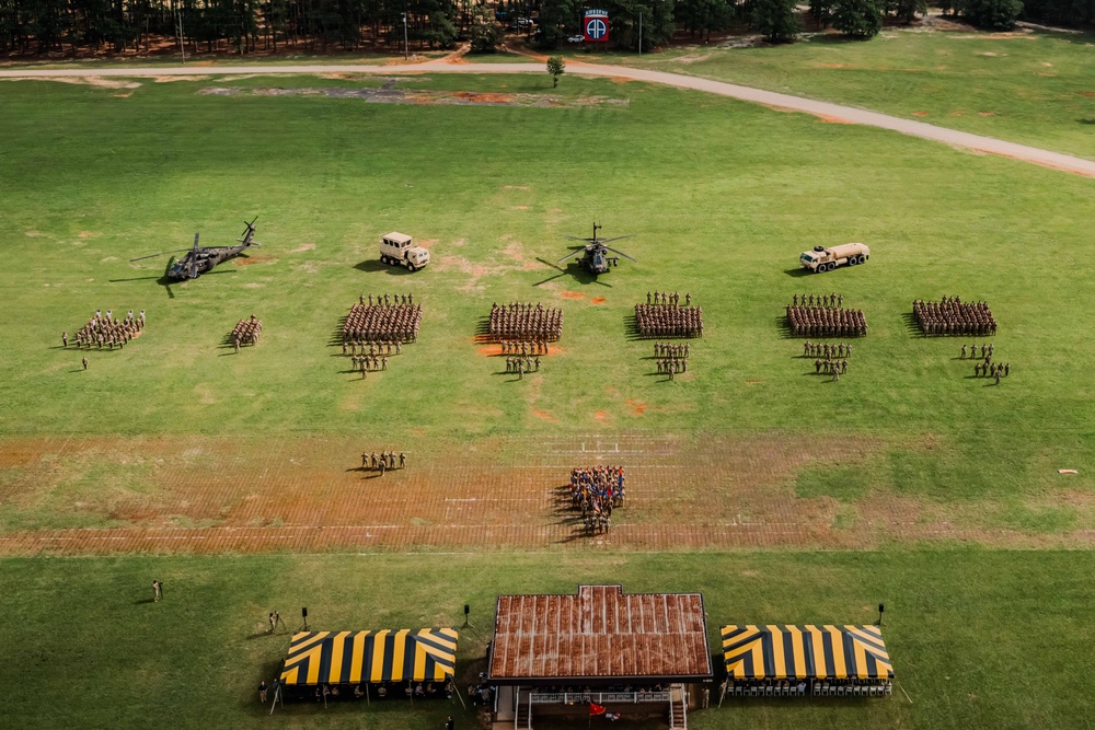 Brigade formation - Flyover