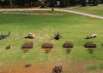 Brigade formation - Flyover