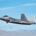 Nellis F-22s and F-15Es execute training missions