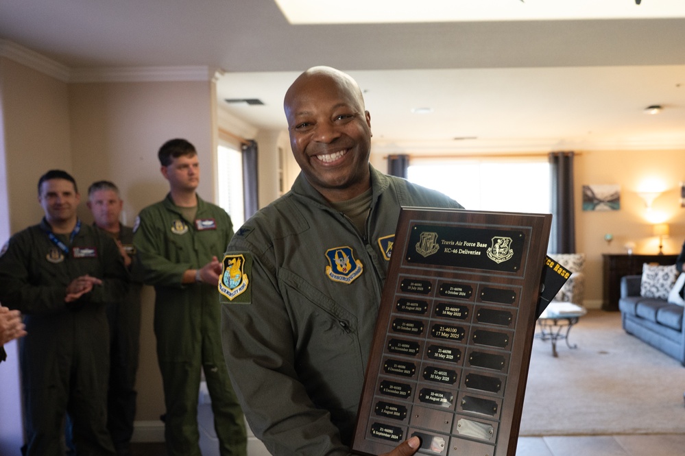 349th AMW Delivers 16th KC-46A Pegasus to Travis AFB