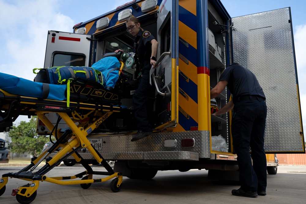 City of Schertz EMS supports JBSA community