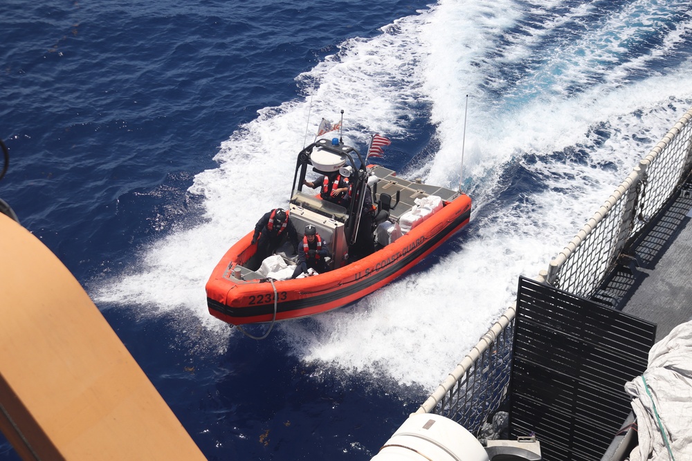 Coast Guard Cutter Vigilant seizes illegal drugs in the Caribbean Sea