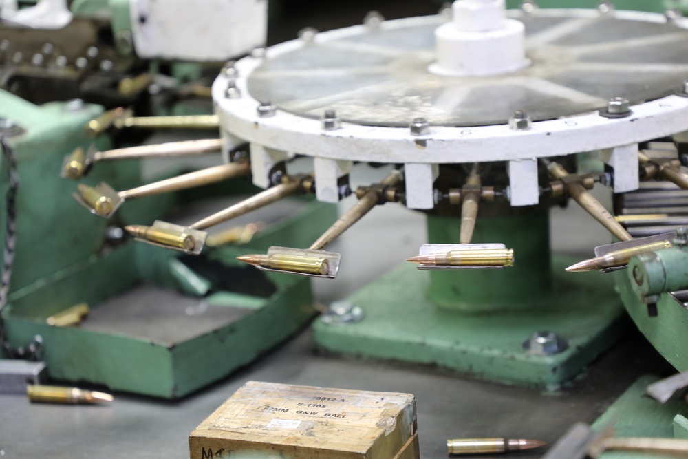 Small caliber ammunition production at Lake City Army Ammunition Plant