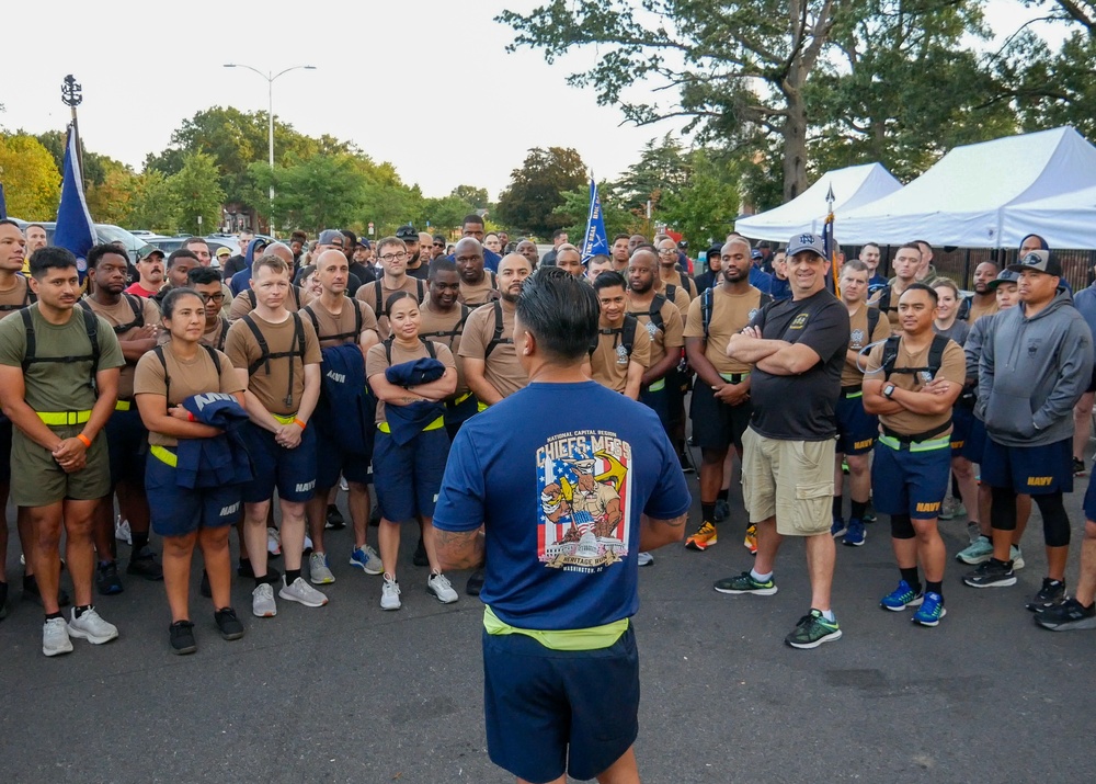 Navy Medicine Chief's Mess Hosts Heritage Run