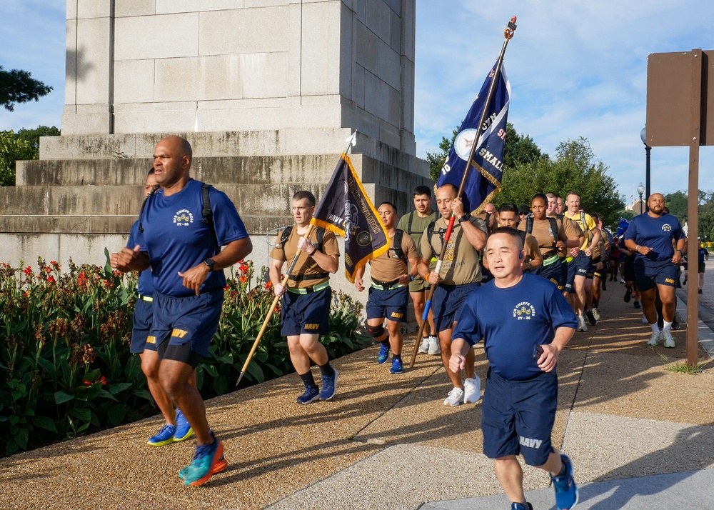 Navy Medicine Chief's Mess Hosts Heritage Run