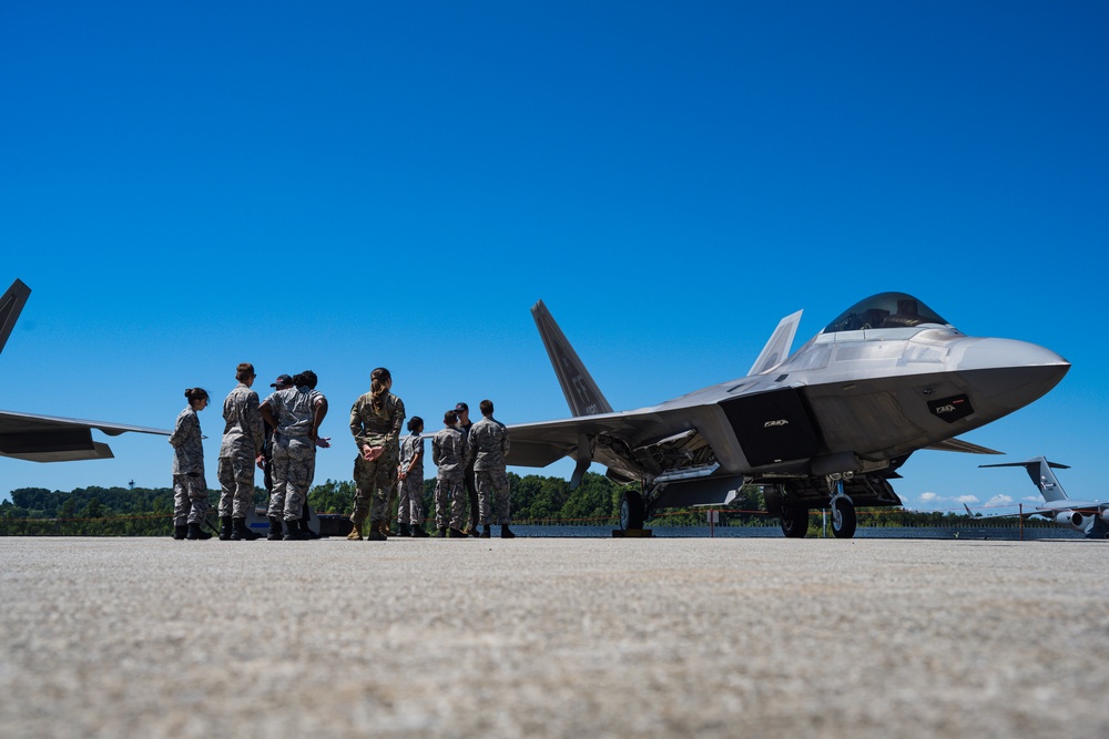 On the flightline at the 105th AW
