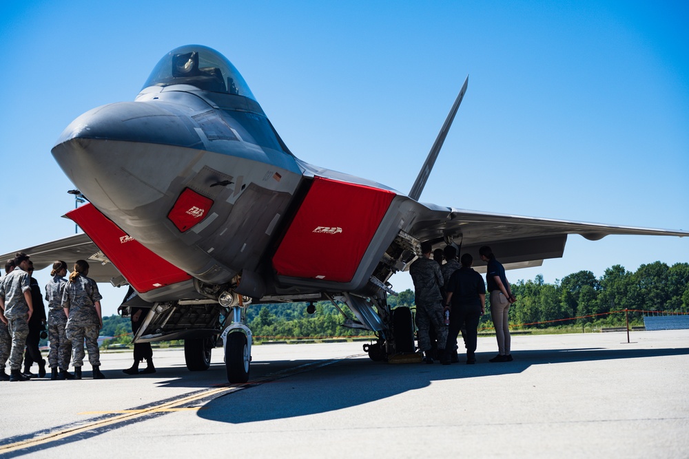 On the flightline at the 105th AW